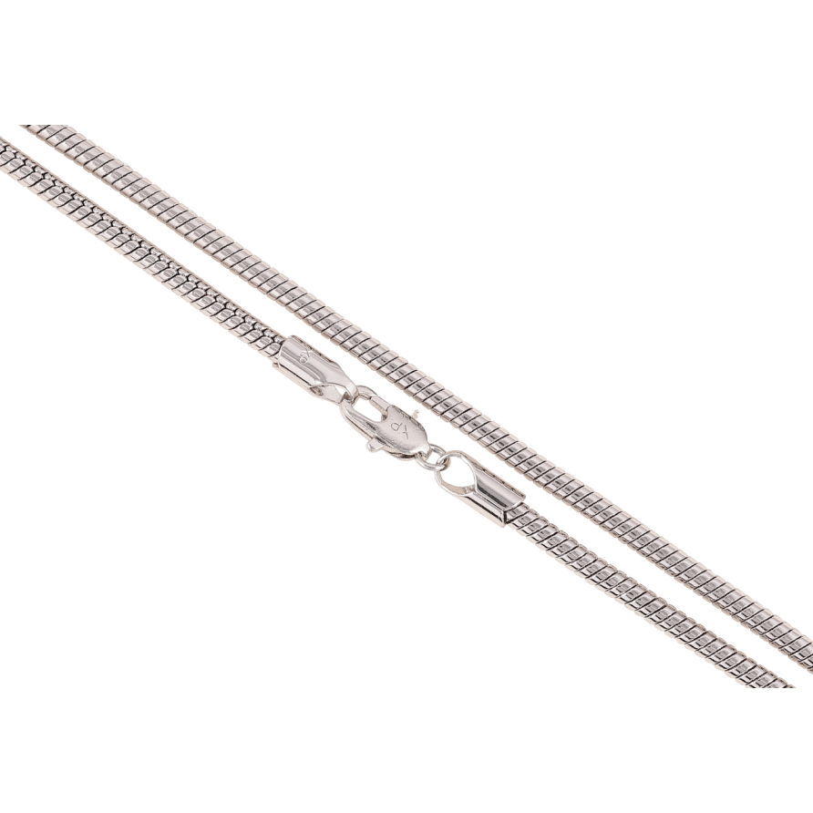 Цепочка Xuping Родий Плетение Ювелирный шнур длина 45см х 3мм фото №1