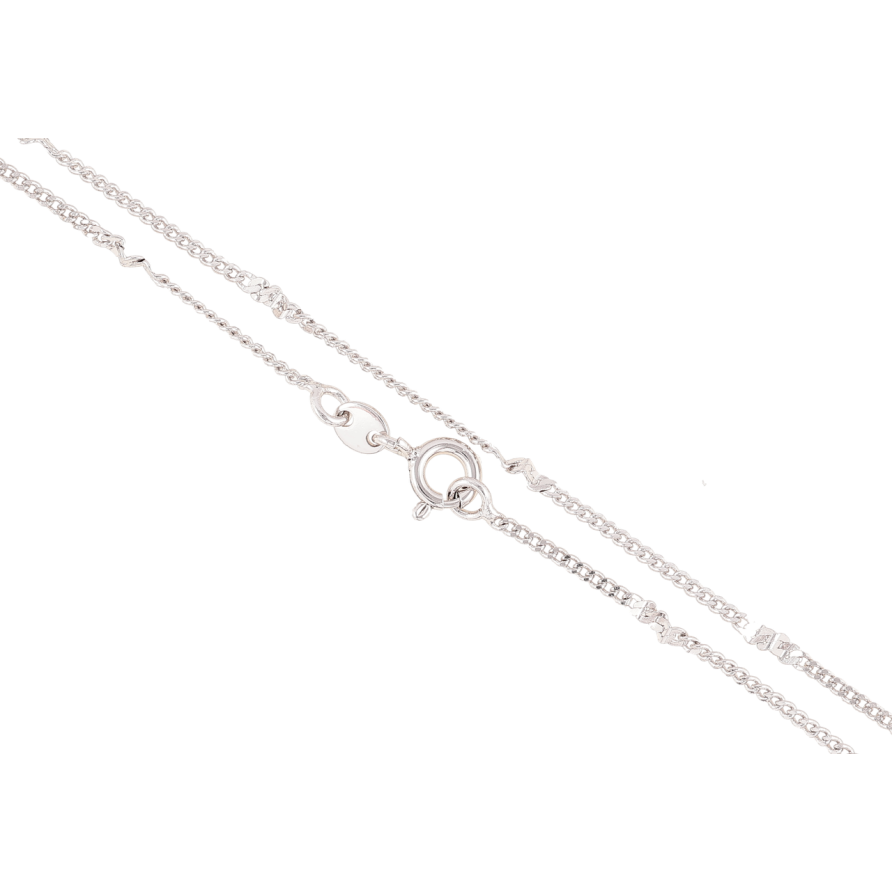 Цепочка Xuping Родий Плетение Якорное с прокаткой длина 45см х 1.5мм фото №1