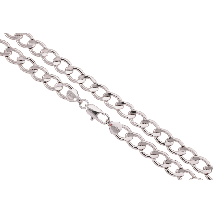 Цепочка Xuping Родий Плетение Панцирное длина 50см х 8мм фото №13