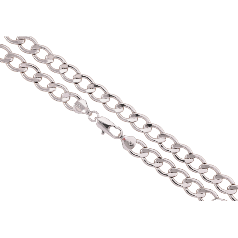 Цепочка Xuping Родий Плетение Панцирное длина 50см х 8мм фото №1 Цепочка Xuping Родий Плетение Панцирное длина 50см х 8мм фото №1