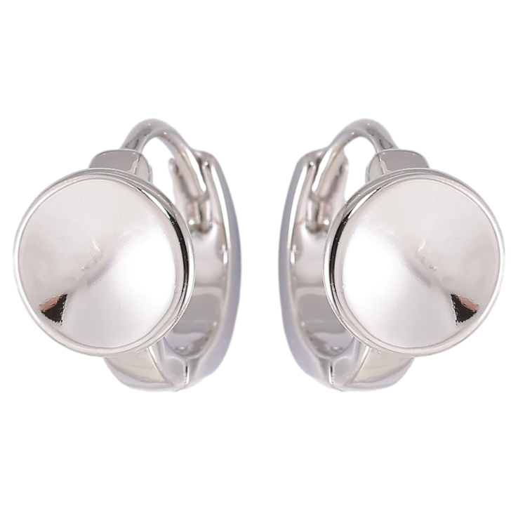 Серьги Xuping Родий колечки Круги фото №16