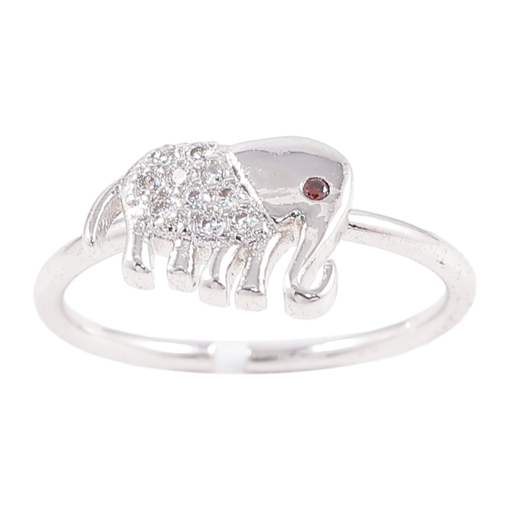 Кольцо Xuping Родий Слон с цирконием фото №14 Кольцо Xuping Родий Слон с цирконием фото №14