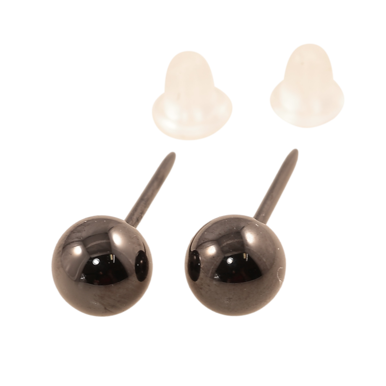 Серьги Xuping TTM Stainless Steel керамика пусеты Черные шарики ø 5.7мм фото №1 Серьги Xuping TTM Stainless Steel керамика пусеты Черные шарики ø 5.7мм фото №1