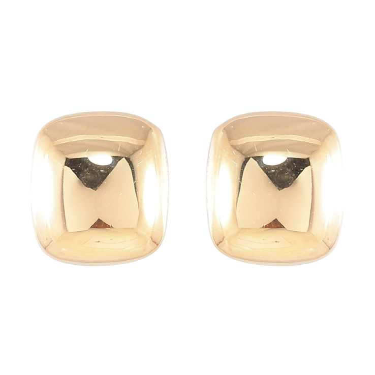 Серьги Xuping TTM Stainless Steel цвет 14K пусеты Фигурные 11х12мм фото №16