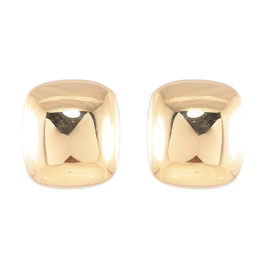 Серьги Xuping TTM Stainless Steel цвет 14K пусеты Фигурные 11х12мм фото №1