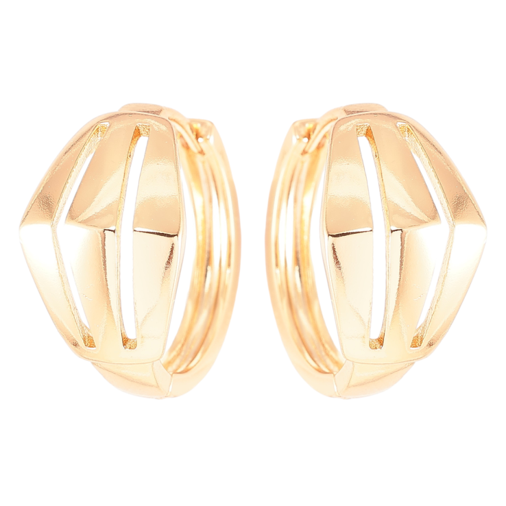 Серьги Xuping Позолота 18K колечки Декоративный узор фото №24 Серьги Xuping Позолота 18K колечки Декоративный узор фото №24