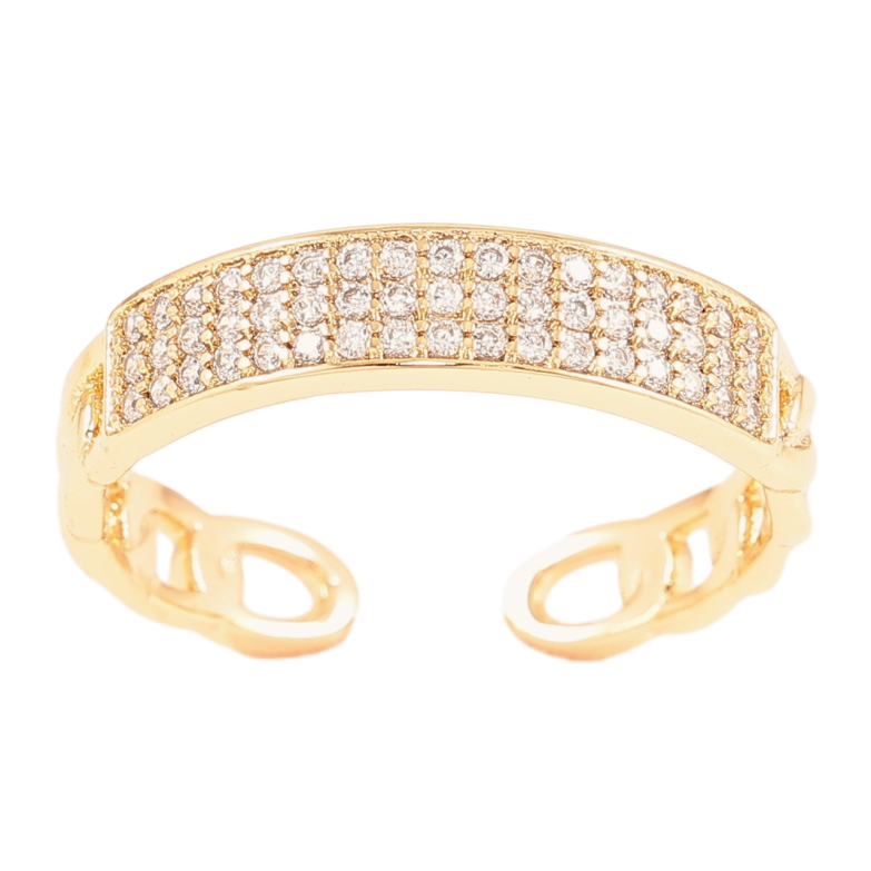 Кольцо Xuping Позолота 18K Инкрустация цирконием фото №1 Кольцо Xuping Позолота 18K Инкрустация цирконием фото №1