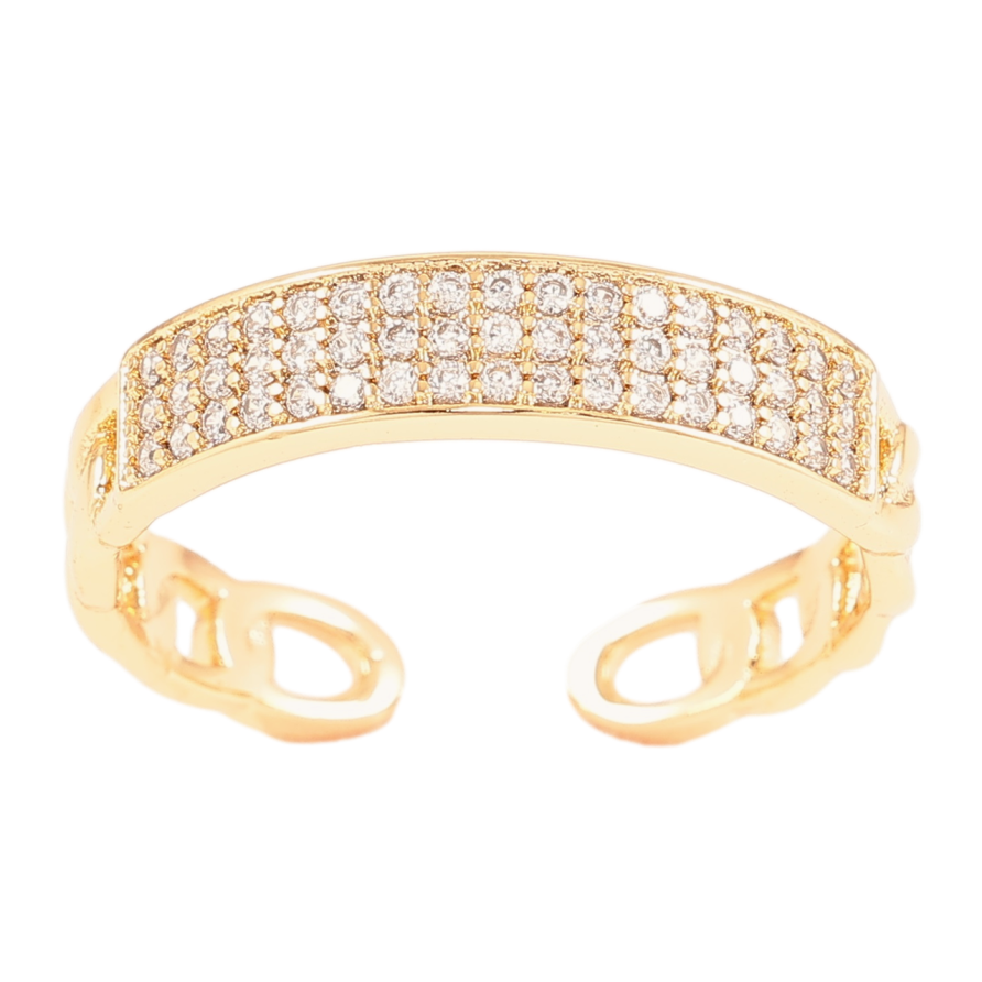 Кольцо Xuping Позолота 18K Инкрустация цирконием фото №1 Кольцо Xuping Позолота 18K Инкрустация цирконием фото №1