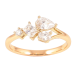 Кольцо Xuping Позолота 18K Узор из циркония фото №1