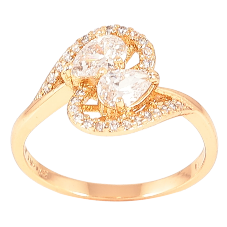 Кольцо Xuping Позолота 18K Узор с цирконием фото №22 Кольцо Xuping Позолота 18K Узор с цирконием фото №22