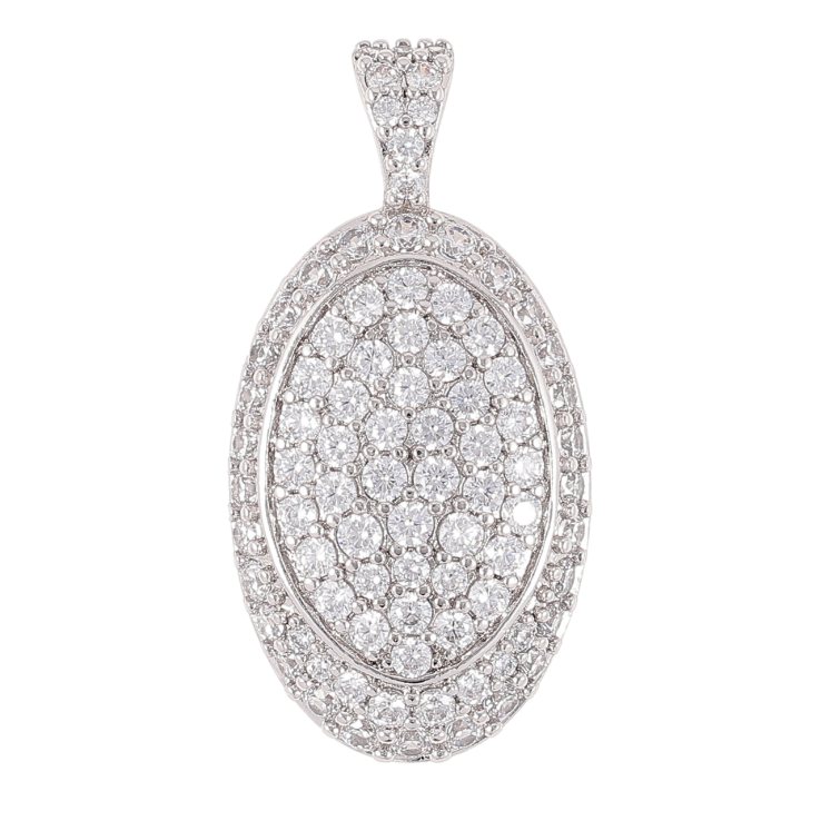 Кулон Xuping Родий Инкрустация цирконием для цепочки до 4мм фото №5 Кулон Xuping Родий Инкрустация цирконием для цепочки до 4мм фото №5