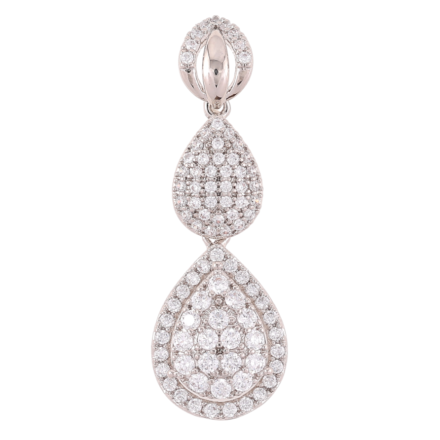 Кулон Xuping Родий Инкрустация цирконием для цепочки до 4мм фото №1