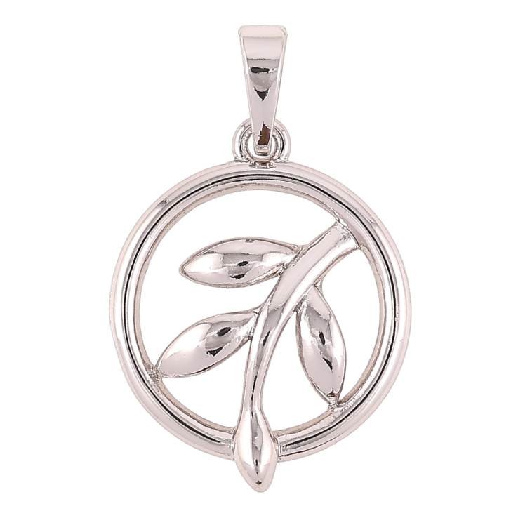 Кулон Xuping Родий Веточка в колечке для цепочки до 5мм фото №13 Кулон Xuping Родий Веточка в колечке для цепочки до 5мм фото №13