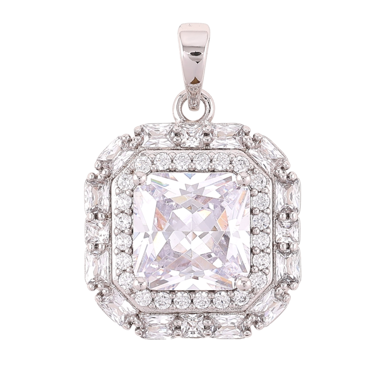 Кулон Xuping Родій «Інкрустація цирконієм» для ланцюжка до 6мм фото №1