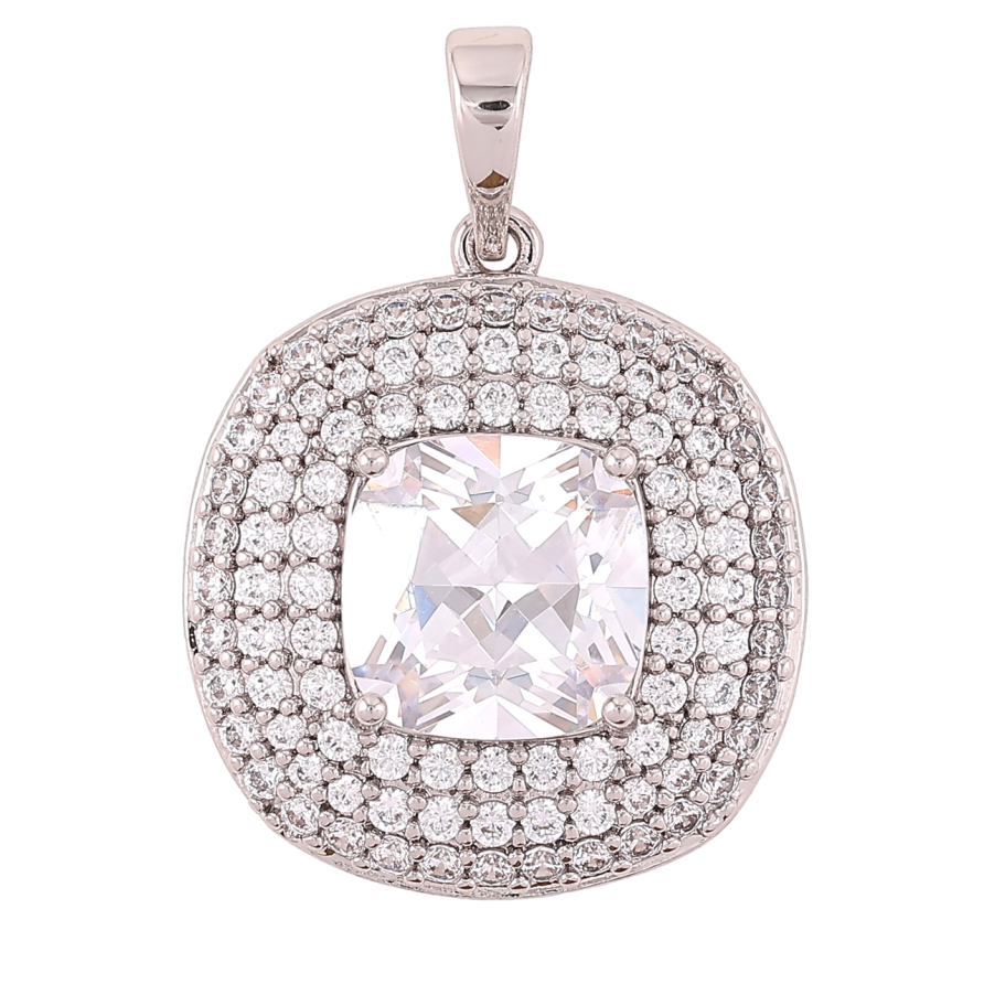 Кулон Xuping Родий Инкрустация цирконием для цепочки до 6мм фото №1