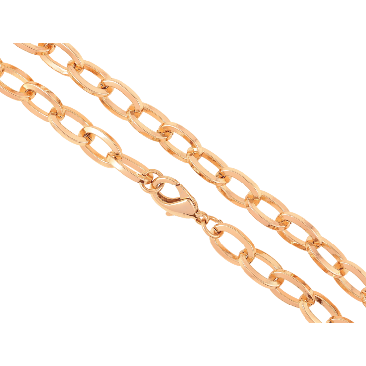 Цепочка Xuping Позолота 18K Плетение Якорное длинна 52см х 9мм фото №17