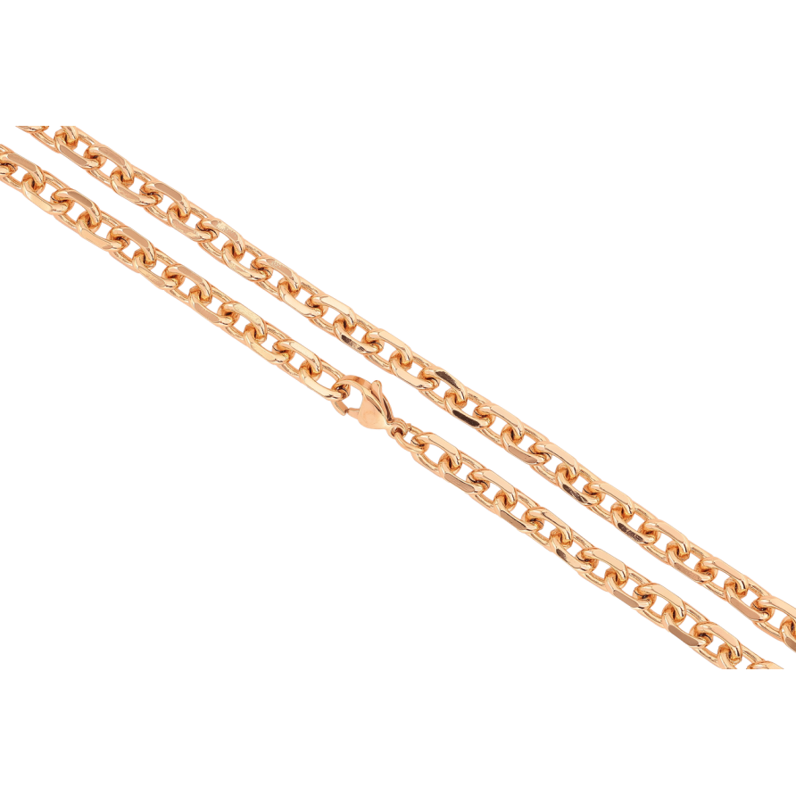 Цепочка Xuping Позолота 18K Плетение Якорное длинна 45см х 6мм фото №1