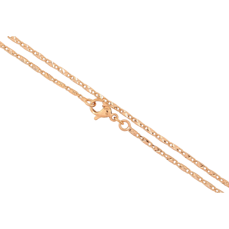 Ланцюжок Xuping Позолота 18K Плетіння «Морський ланцюг з візерунком» довжина 45см х 1.5мм фото №1 Ланцюжок Xuping Позолота 18K Плетіння «Морський ланцюг з візерунком» довжина 45см х 1.5мм фото №1