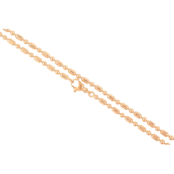 Цепочка Xuping Позолота 18K Плетение Перлина длинна 45см х 2.5мм фото №24