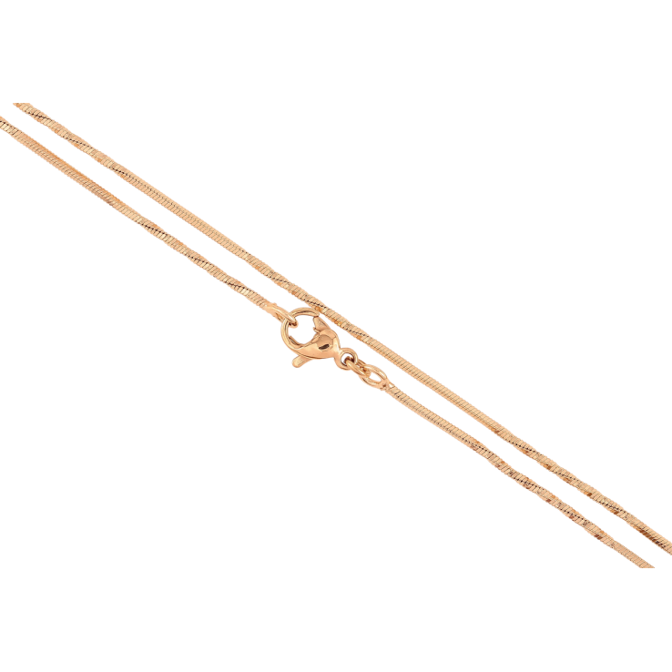 Цепочка Xuping Позолота 18K Плетение Ювелирный шнур перекрученный длинна 50см х 1мм фото №12