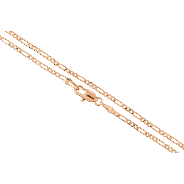 Цепочка Xuping Позолота 18K Плетение Фигаро перекрученное длинна 49см х 2мм фото №20