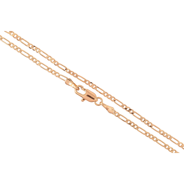 Цепочка Xuping Позолота 18K Плетение Фигаро перекрученное длинна 49см х 2мм фото №1