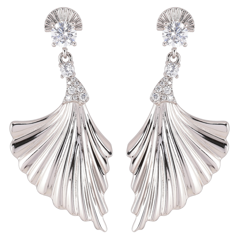 Серьги Xuping Родий пусеты Декоративные подвески фото №1 Серьги Xuping Родий пусеты Декоративные подвески фото №1