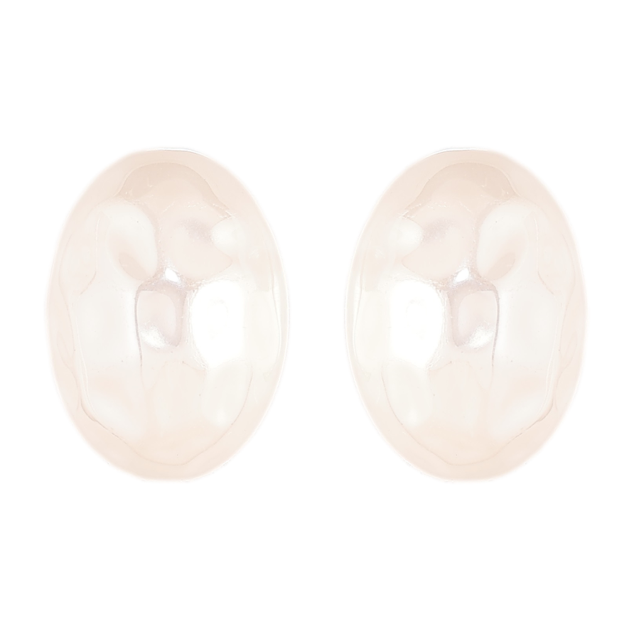 Сережки Xuping Позолота 14K пусети «Перлинні овали» фото №1 Сережки Xuping Позолота 14K пусети «Перлинні овали» фото №1