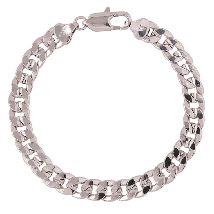 Браслет Xuping Родий Цепочка Панцирная размер 19см х 7мм фото №9