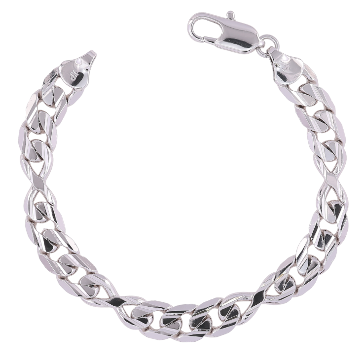 Браслет Xuping Родий Цепочка плетение Комбинированное размер 18см х 8мм фото №19