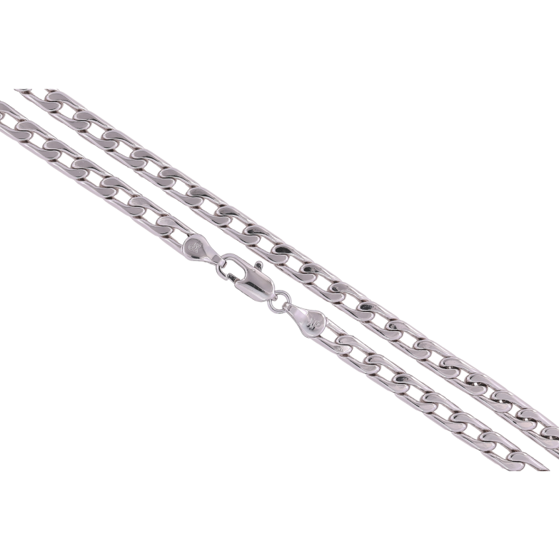 Цепочка Xuping Родий Плетение Панцирное длина 45см х 5мм фото №1