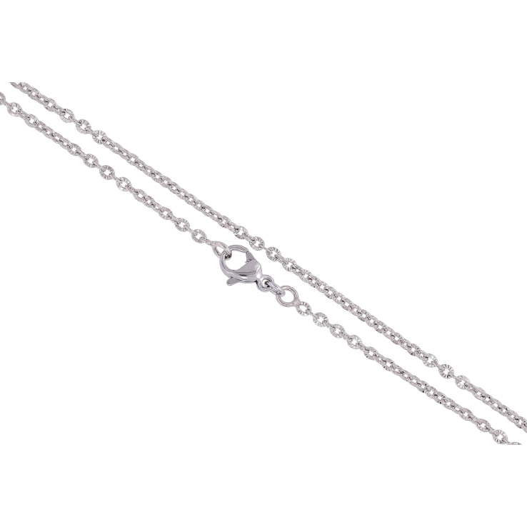 Цепочка Xuping Родий Плетение Якорное с узором длина 44см х 2мм фото №9