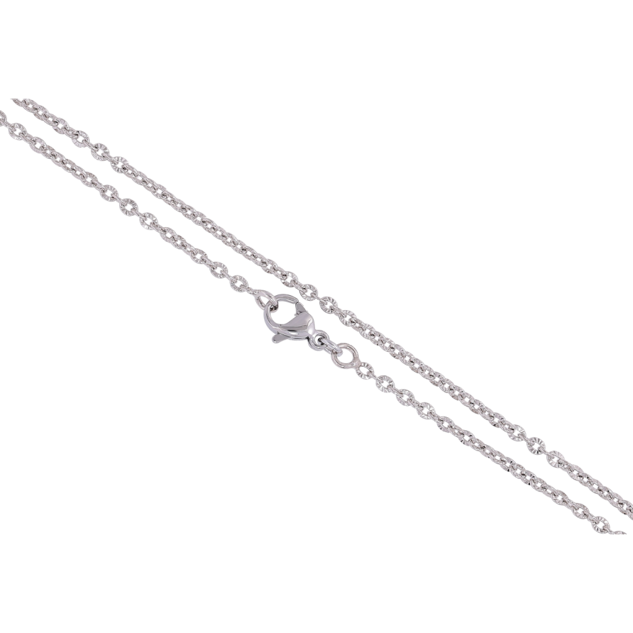 Цепочка Xuping Родий Плетение Якорное с узором длина 44см х 2мм фото №1