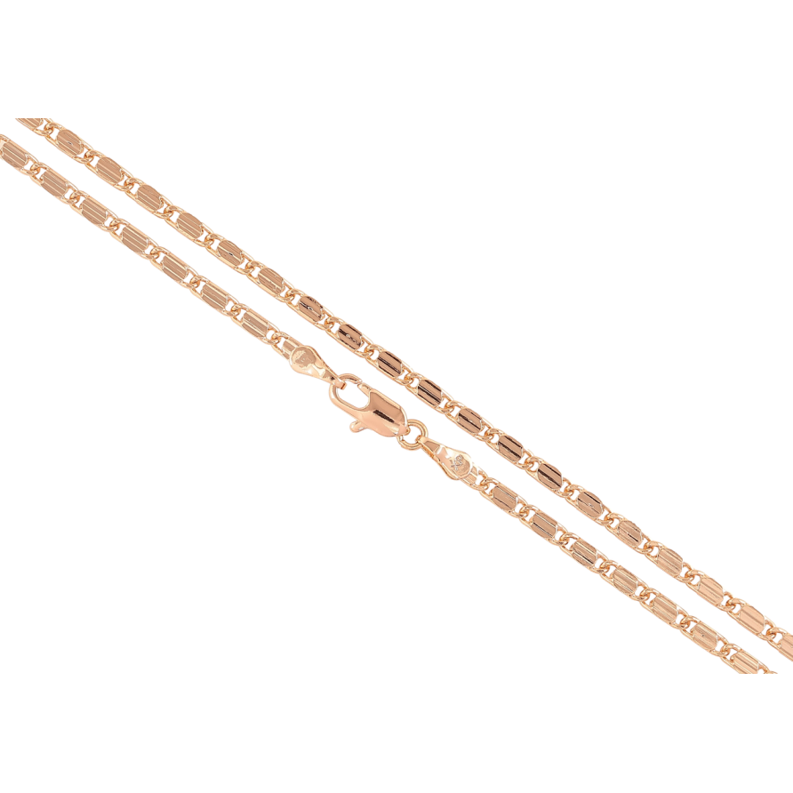 Цепочка Xuping Позолота 18K Плетение Морская цепь длинна 45см х 2.5мм фото №1