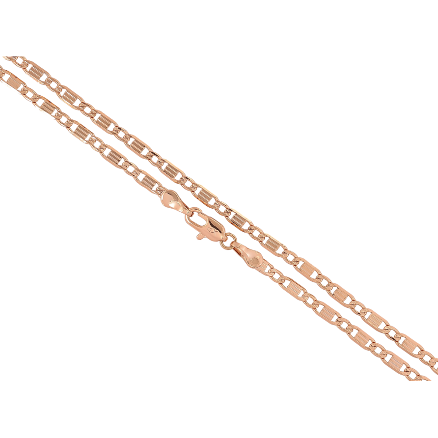 Цепочка Xuping Позолота 18K Плетение Морская цепь длинна 44см х 3мм фото №1