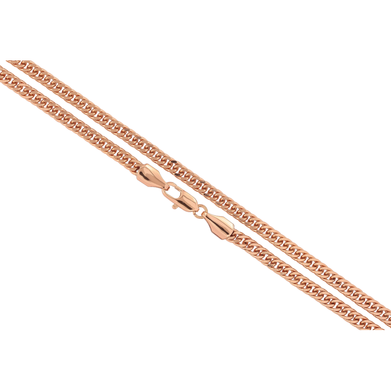 Ланцюжок Xuping Позолота 18K Плетіння Кобра» довжина 45см х 4мм фото №1