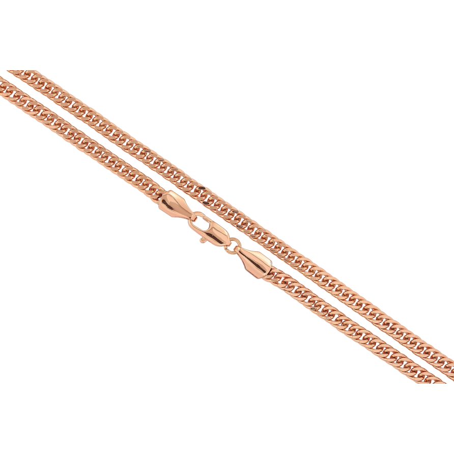 Ланцюжок Xuping Позолота 18K Плетіння Кобра» довжина 45см х 4мм фото №1