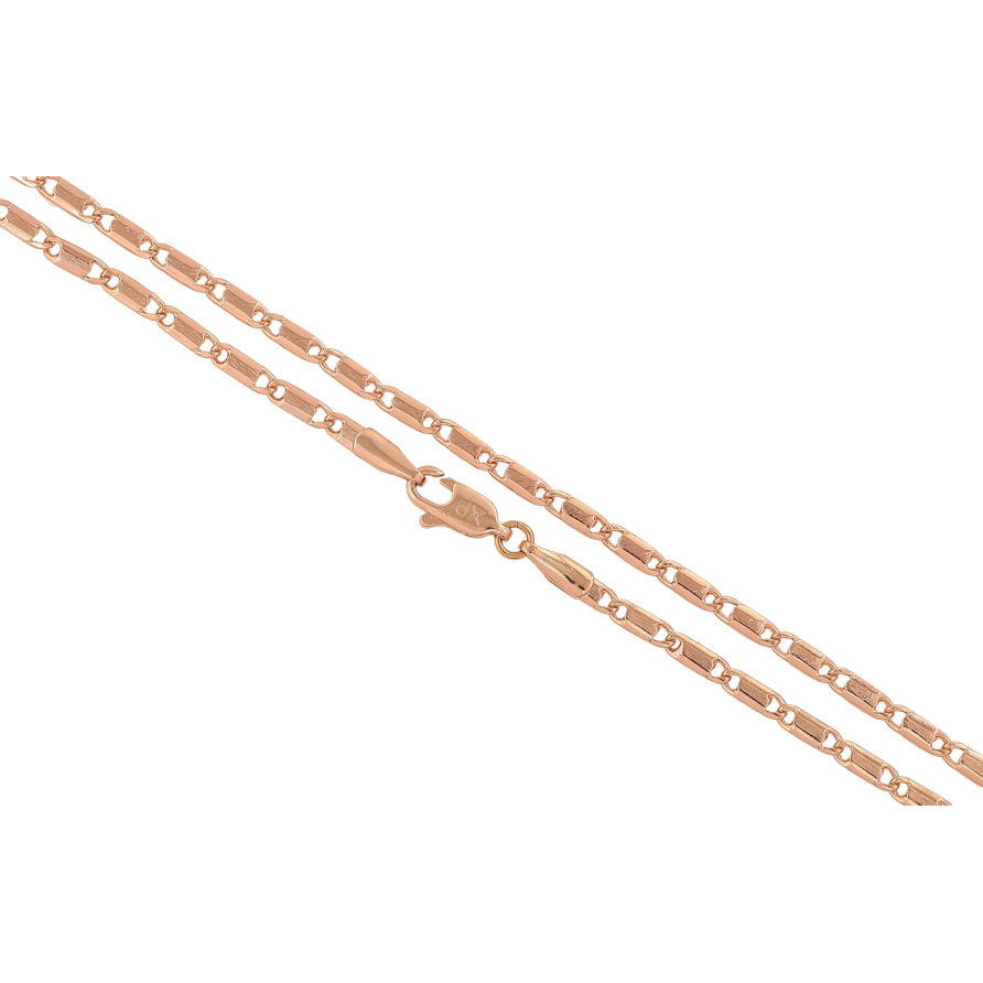 Цепочка Xuping Позолота 18K Плетение Морская цепь длинна 45см х 2.5мм фото №1