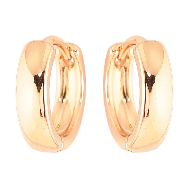 Сережки Xuping Позолота 18K колечка «Класика, шир 3.6мм» фото №3 Сережки Xuping Позолота 18K колечка «Класика, шир 3.6мм» фото №3