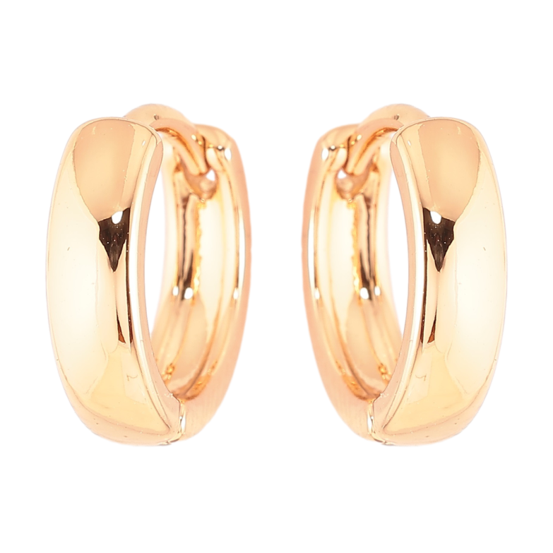 Серьги Xuping Позолота 18K колечки Классика, шир 3.6мм фото №1 Серьги Xuping Позолота 18K колечки Классика, шир 3.6мм фото №1