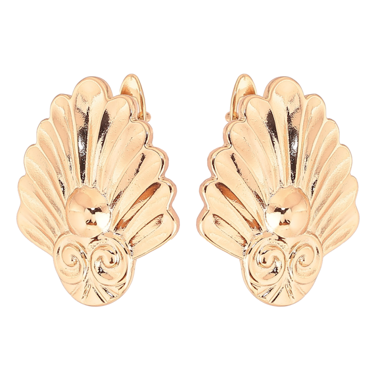 Серьги Xuping Позолота 18K английский замок Фантазийный узор фото №16