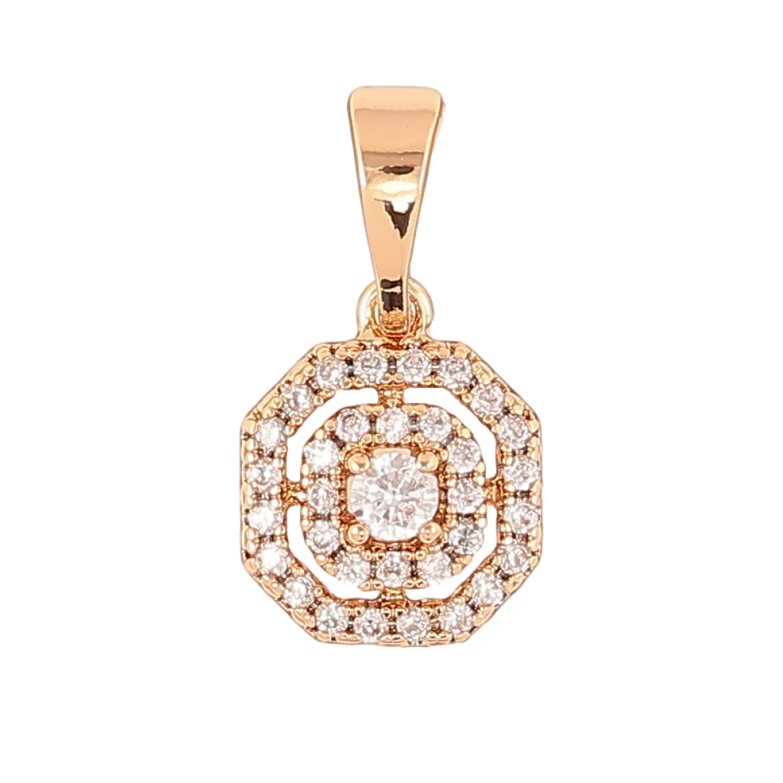 Кулон Xuping Позолота 18K Инкрустация цирконием для цепочки до 5мм фото №1