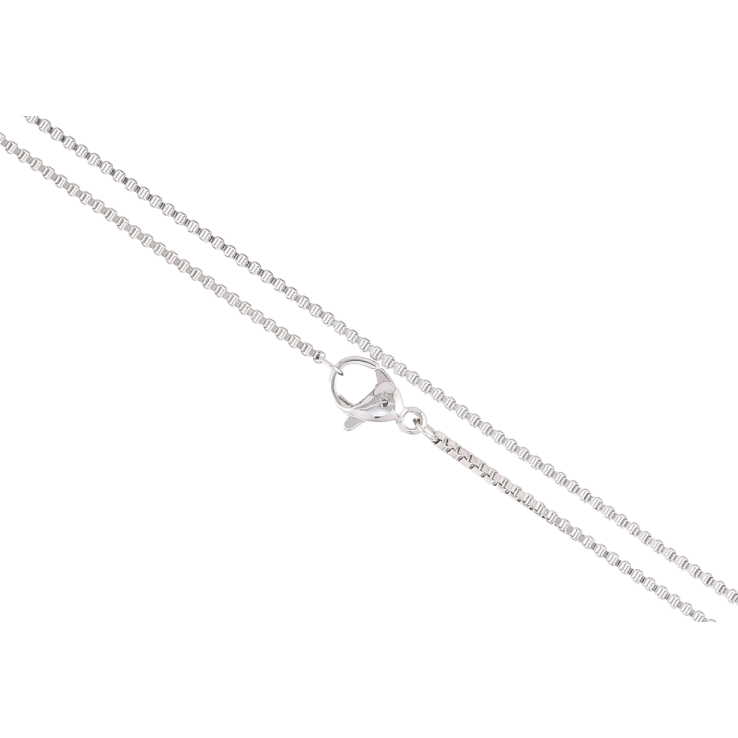 Цепочка Xuping ТТМ Stainless Steel цвет Родий Плетение Венецианское длина 45см х 1.5мм фото №23