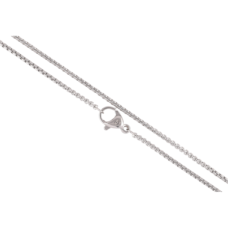 Цепочка Xuping ТТМ Stainless Steel цвет Родий Плетение Венецианское длина 60см х 1.5мм фото №10