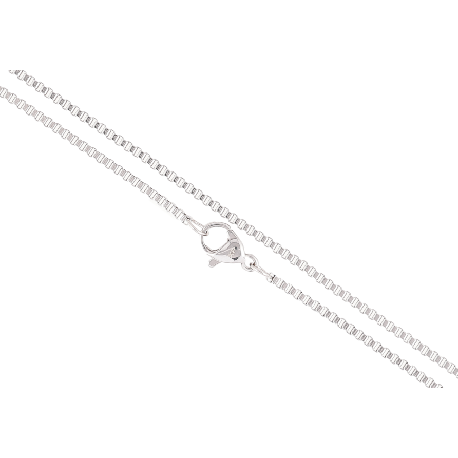 Цепочка Xuping ТТМ Stainless Steel цвет Родий Плетение Венецианское длина 50см х 1.5мм фото №1