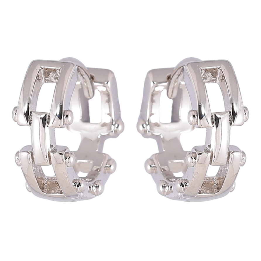 Сережки Xuping Родій  колечка «Декоративний візерунок» фото №1