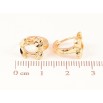 Сережки Xuping Позолота 18K колечка «Вишеньки» фото №2 Сережки Xuping Позолота 18K колечка «Вишеньки» фото №2