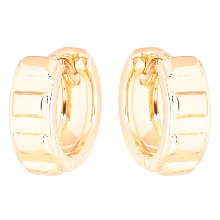 Серьги Xuping Позолота 18K колечки Декоративный узор фото №1