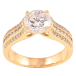 Кольцо Xuping Позолота 18K Инкрустация цирконием фото №1 Кольцо Xuping Позолота 18K Инкрустация цирконием фото №1