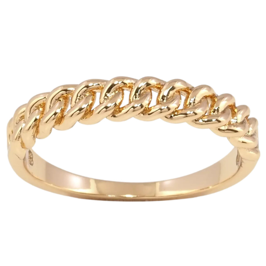 Каблучка Xuping Позолота 18K «Візерунок ланцюжок» фото №1